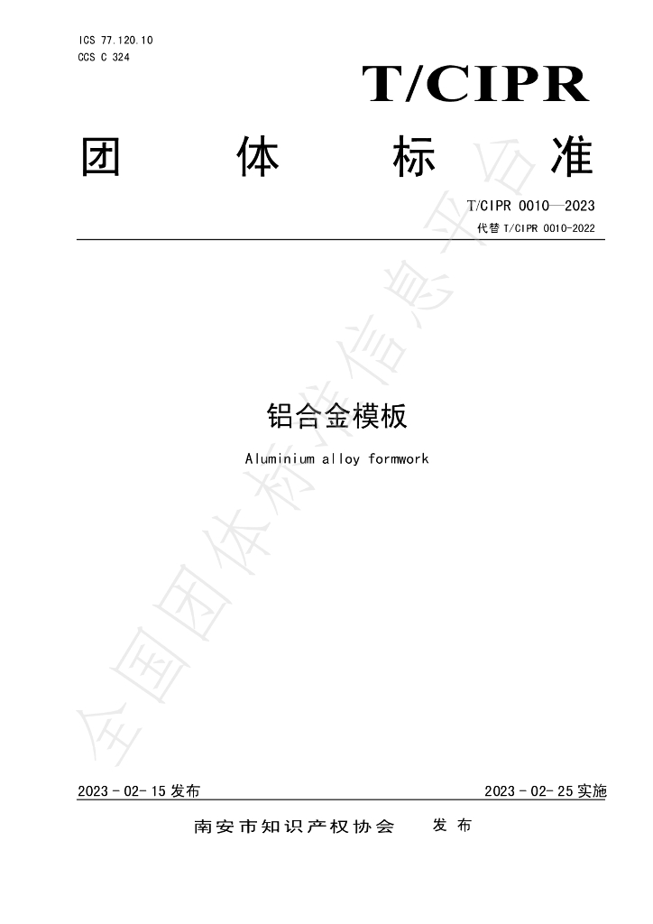 T/CIPR 0010-2023 标准预览