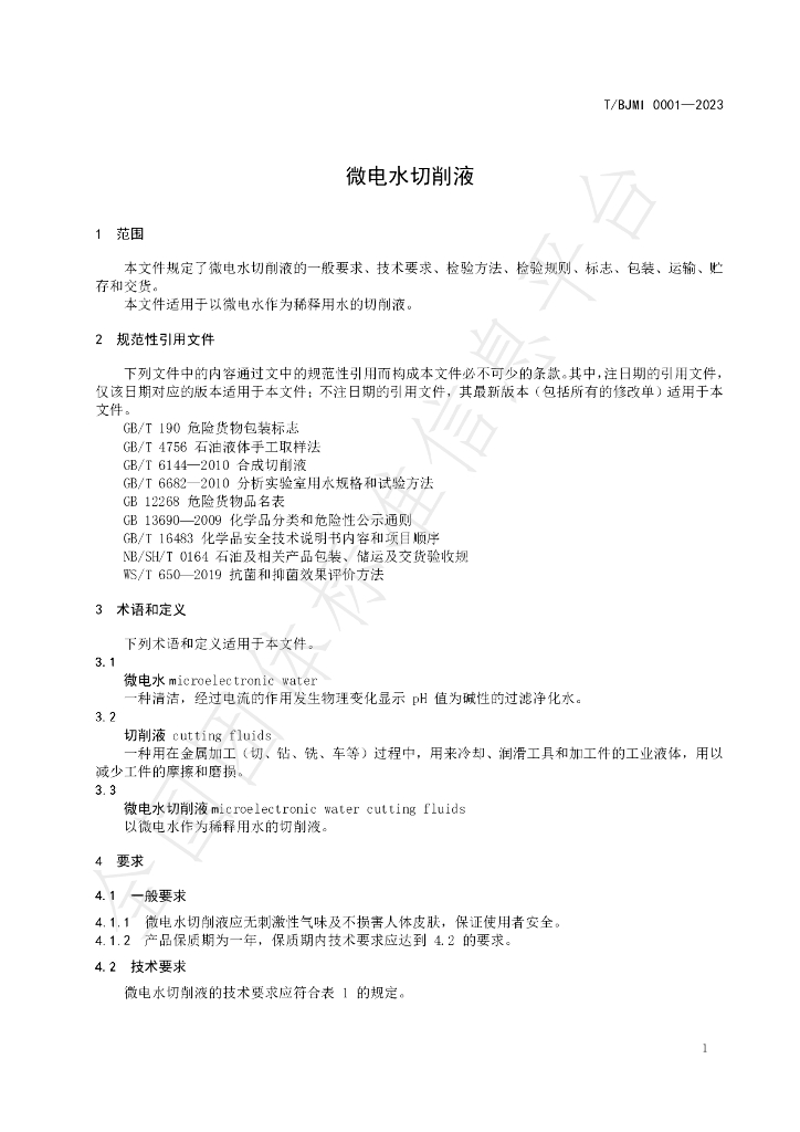 T/BJMI 0001-2023 标准预览
