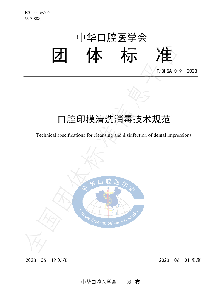 T/CHSA 019-2023 标准预览