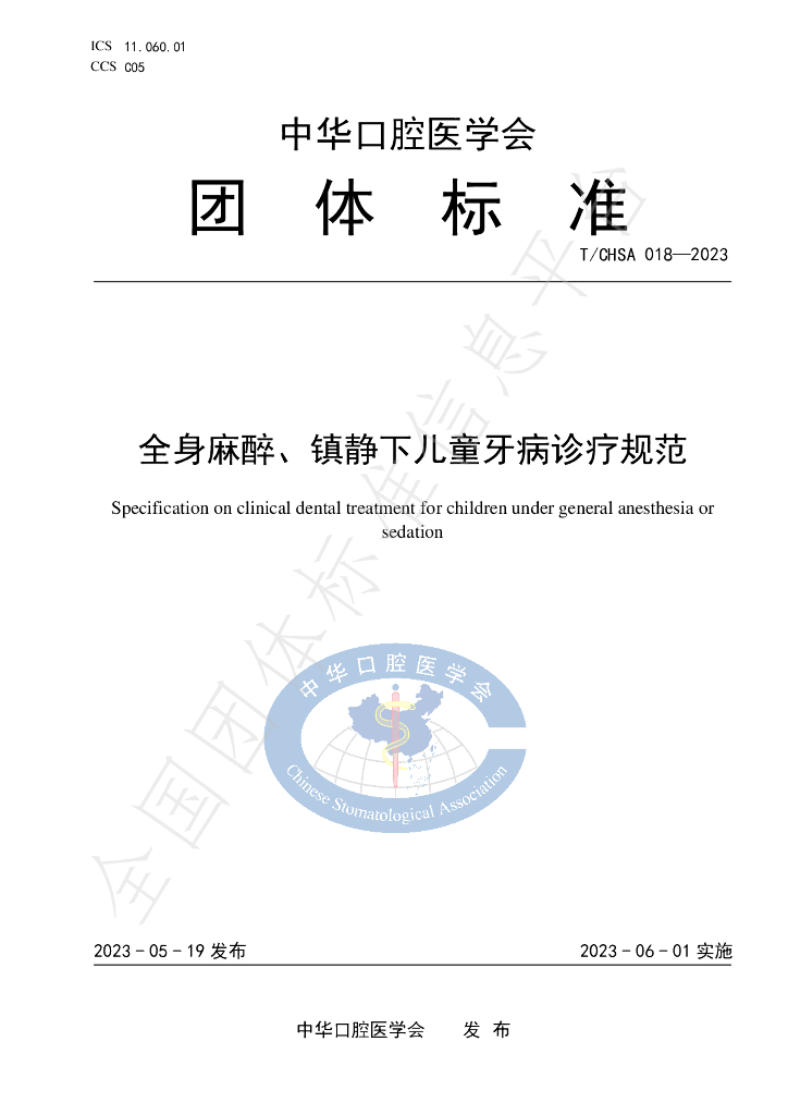 T/CHSA 018-2023 标准预览