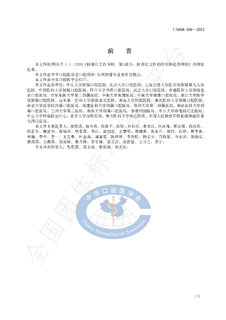 T/CHSA 004-2023 标准预览