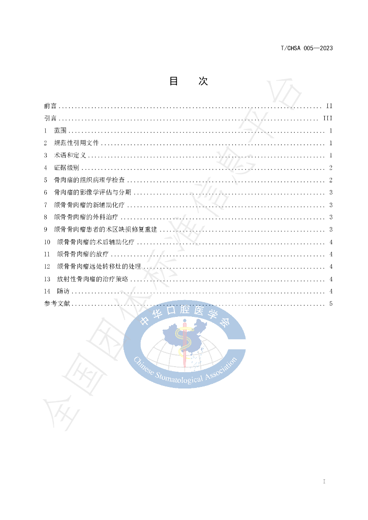 T/CHSA 005-2023 标准预览