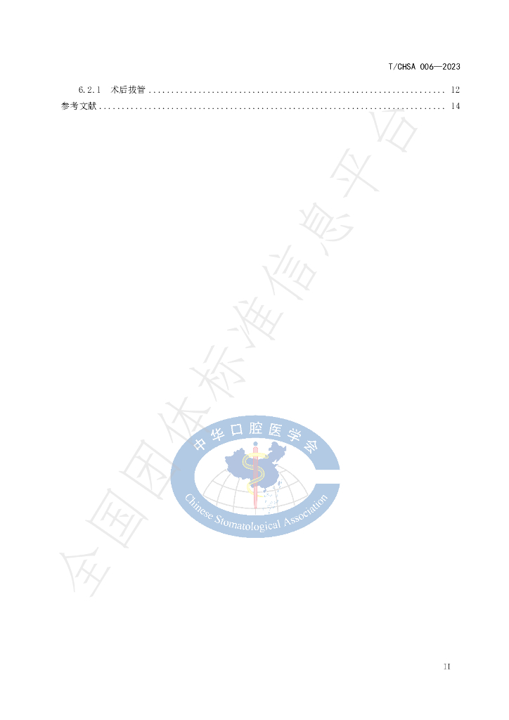 T/CHSA 006-2023 标准预览
