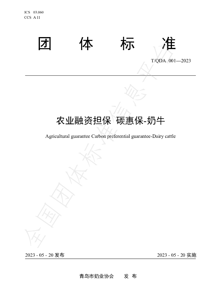 T/QDA 001-2023 标准预览