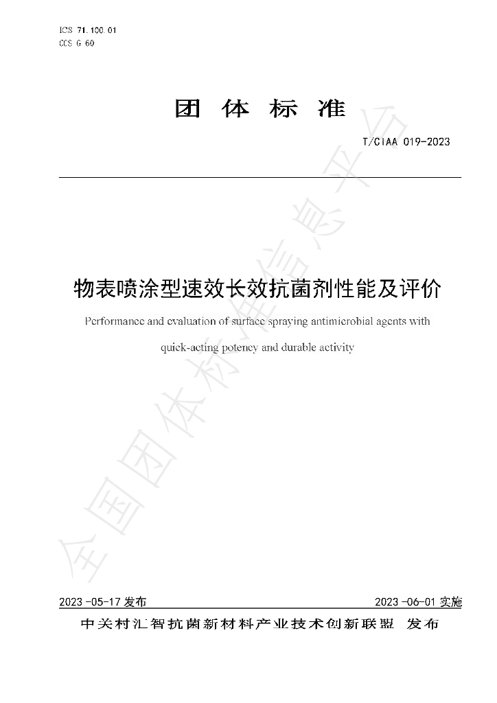 T/CIAA 019-2023 标准预览