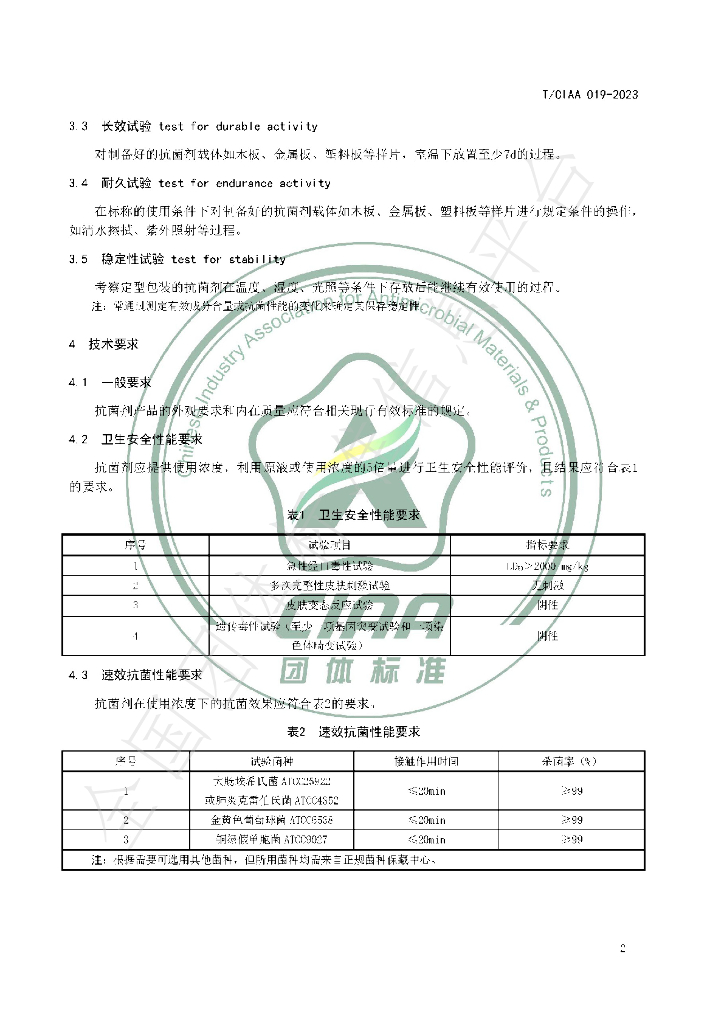 T/CIAA 019-2023 标准预览