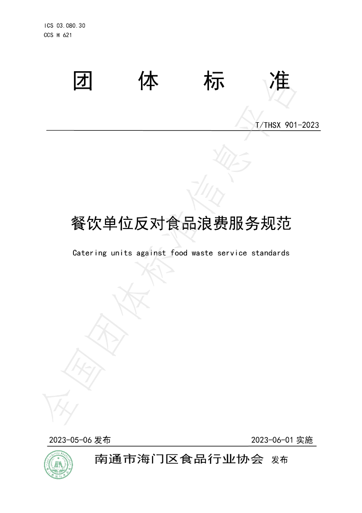 T/THSX 901-2023 标准预览