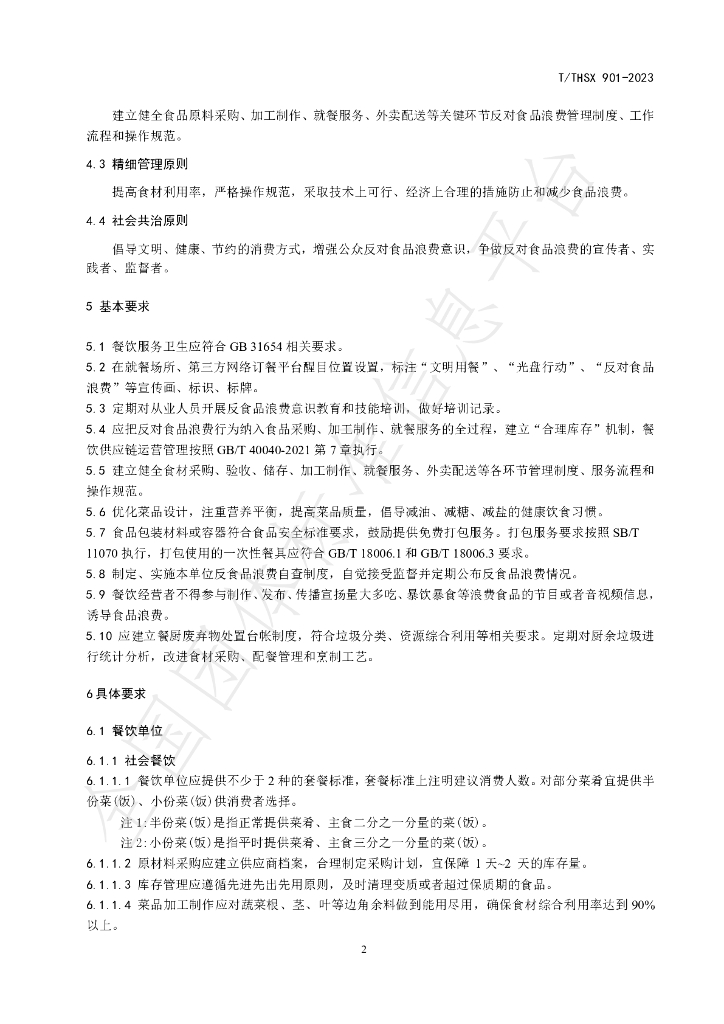T/THSX 901-2023 标准预览