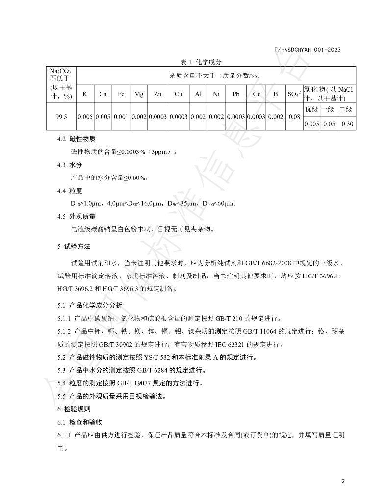 T/HNSDCHYXH 001-2023 标准预览