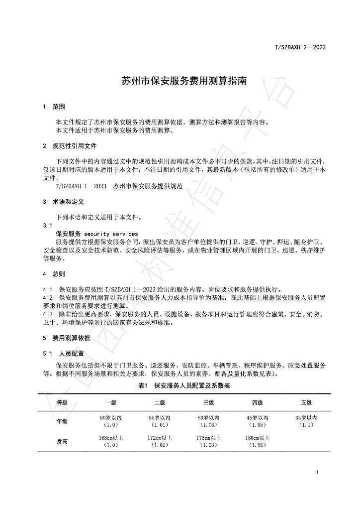 T/SZBAXH 2-2023 标准预览
