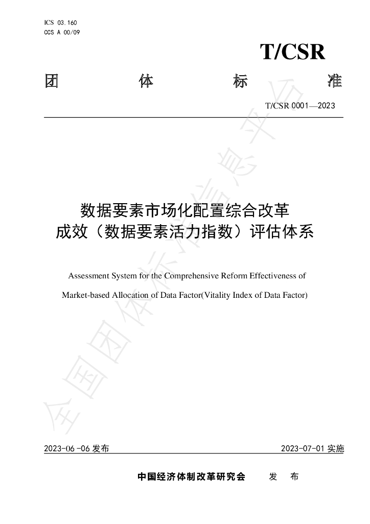 T/CSR 0001-2023 标准预览