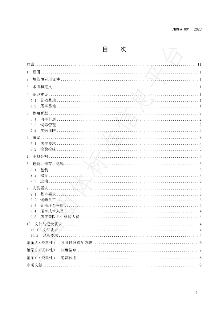 T/BMFA 001-2023 标准预览