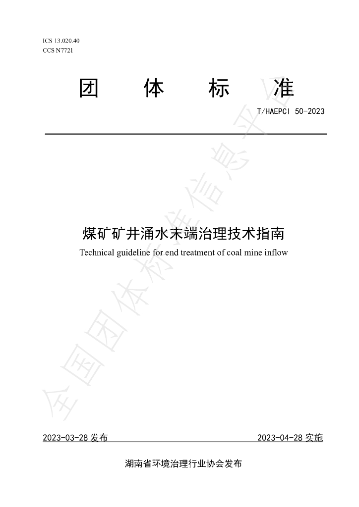 T/HAEPCI 50-2023 标准预览