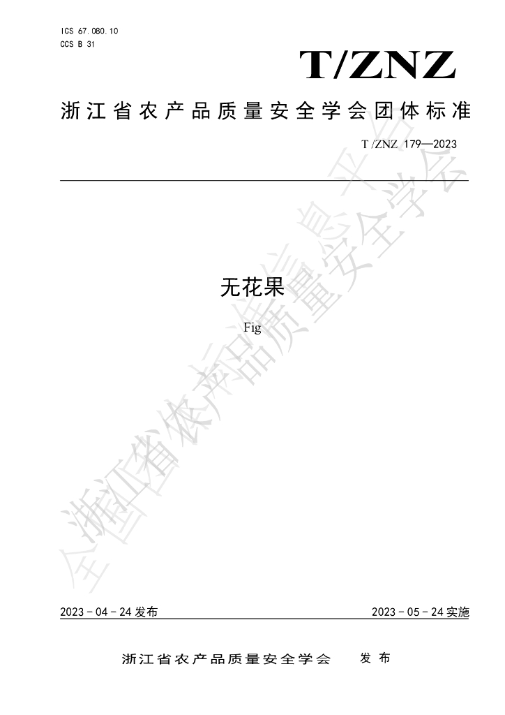 T/ZNZ 179-2023 标准预览