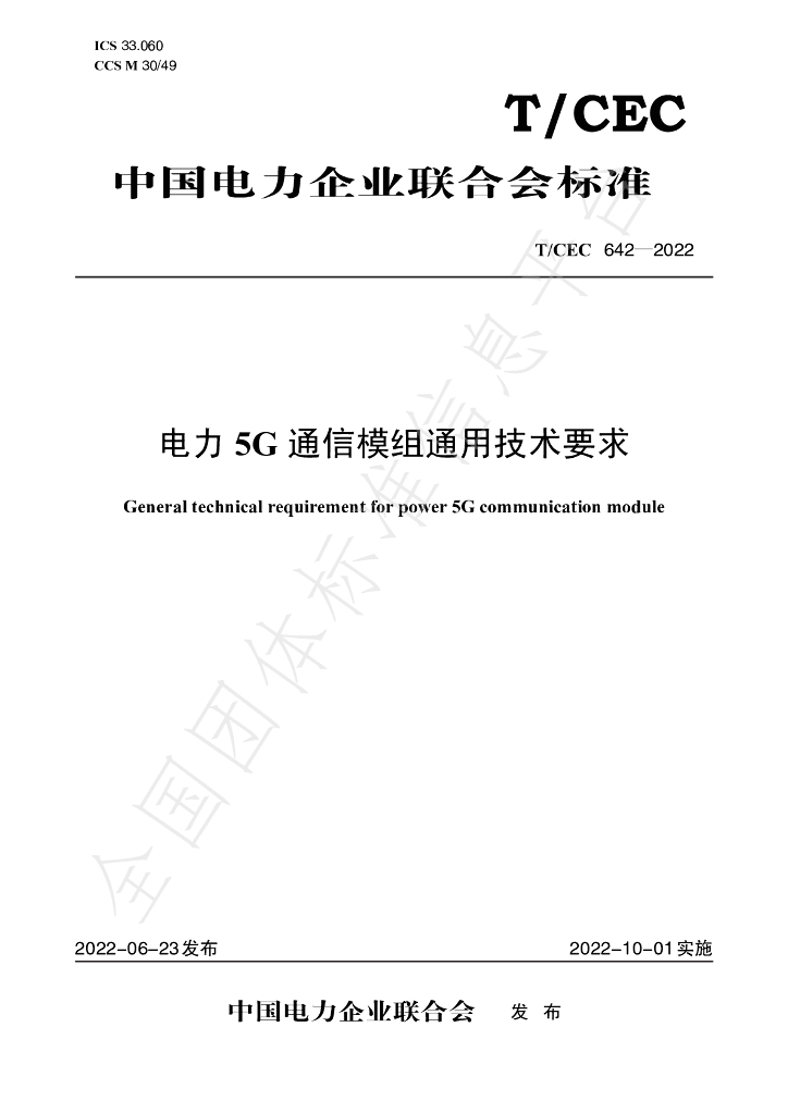 T/CEC 642-2022 标准预览