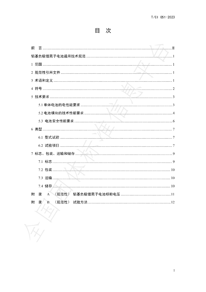 T/CI 051-2023 标准预览