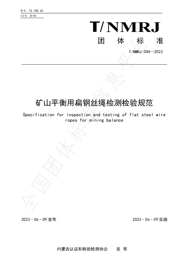T/NMRJ 004-2023 标准预览
