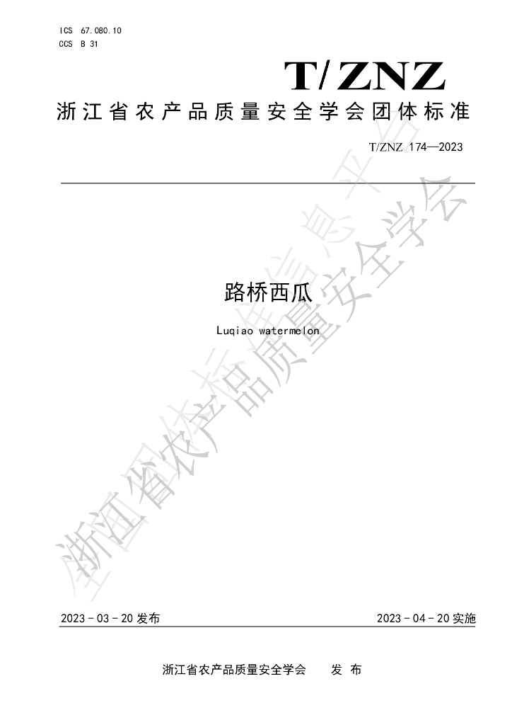 T/ZNZ 174-2023 标准预览