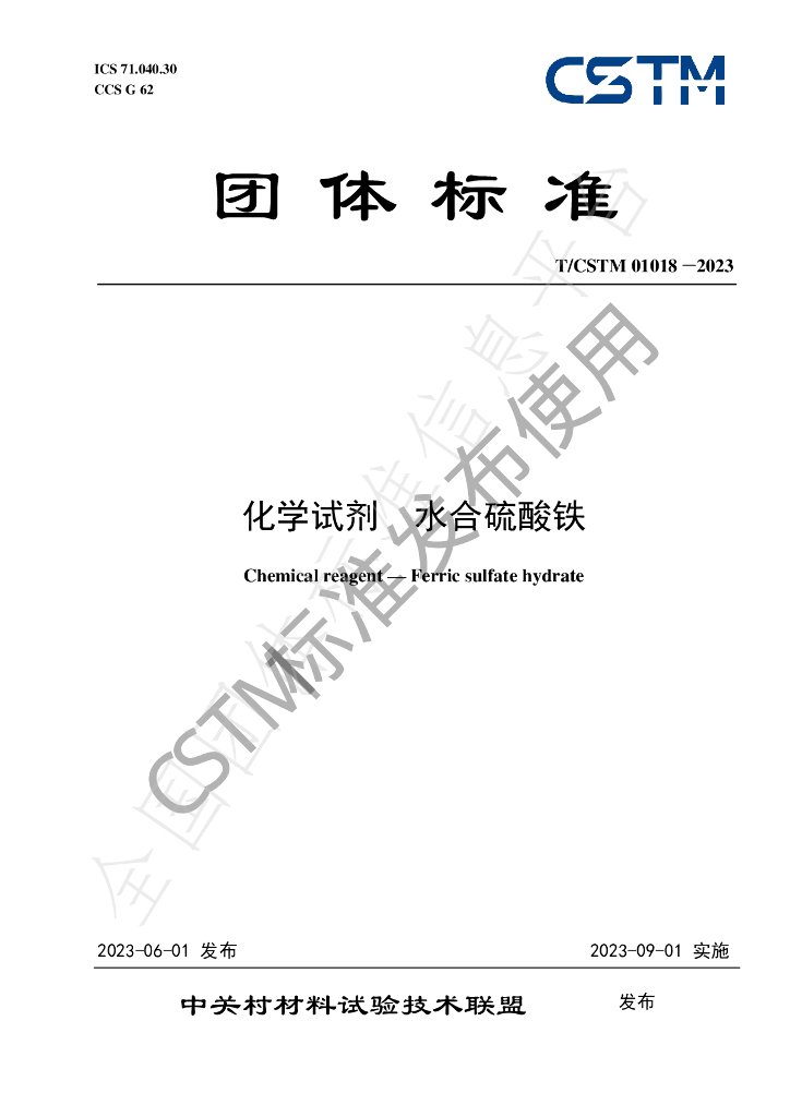 T/CSTM 01018-2023 标准预览