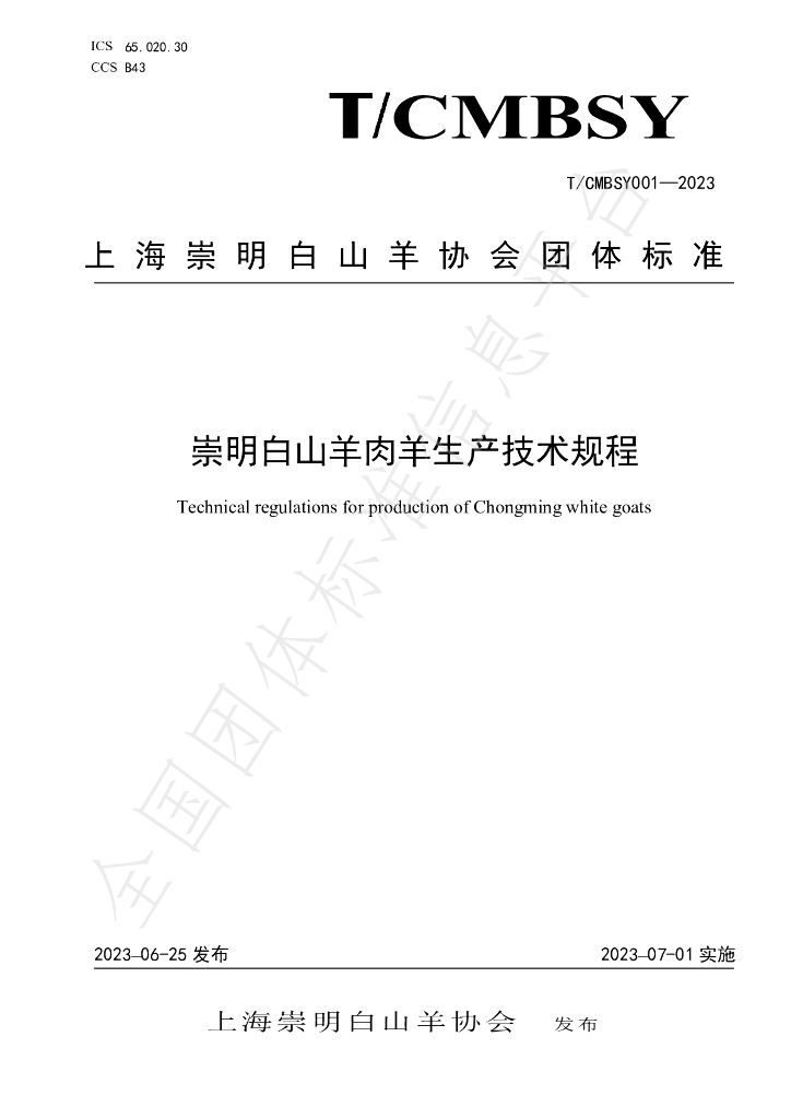 T/CMBSY 001-2023 标准预览