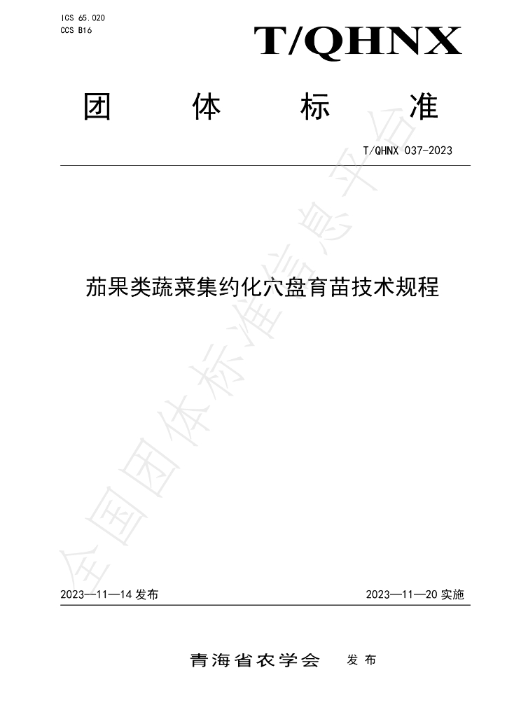 T/QHNX 037-2023 标准预览