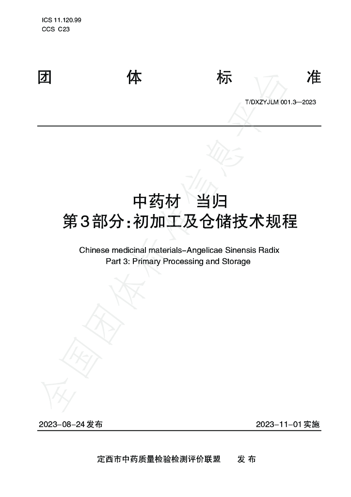 T/DXZYJLM 001.3-2023 标准预览