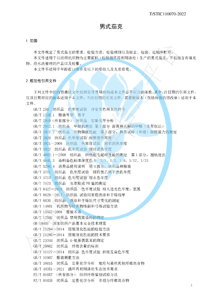 T/STIC 110070-2022 标准预览