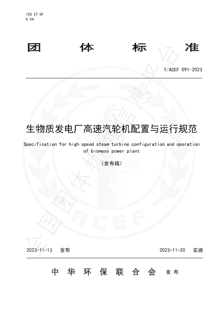 T/ACEF 091-2023 标准预览