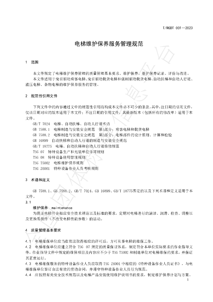 T/RGDT 001-2023 标准预览