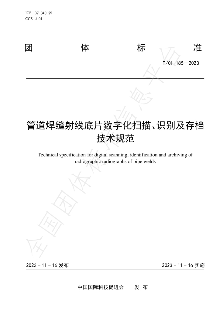 T/CI 185-2023 标准预览