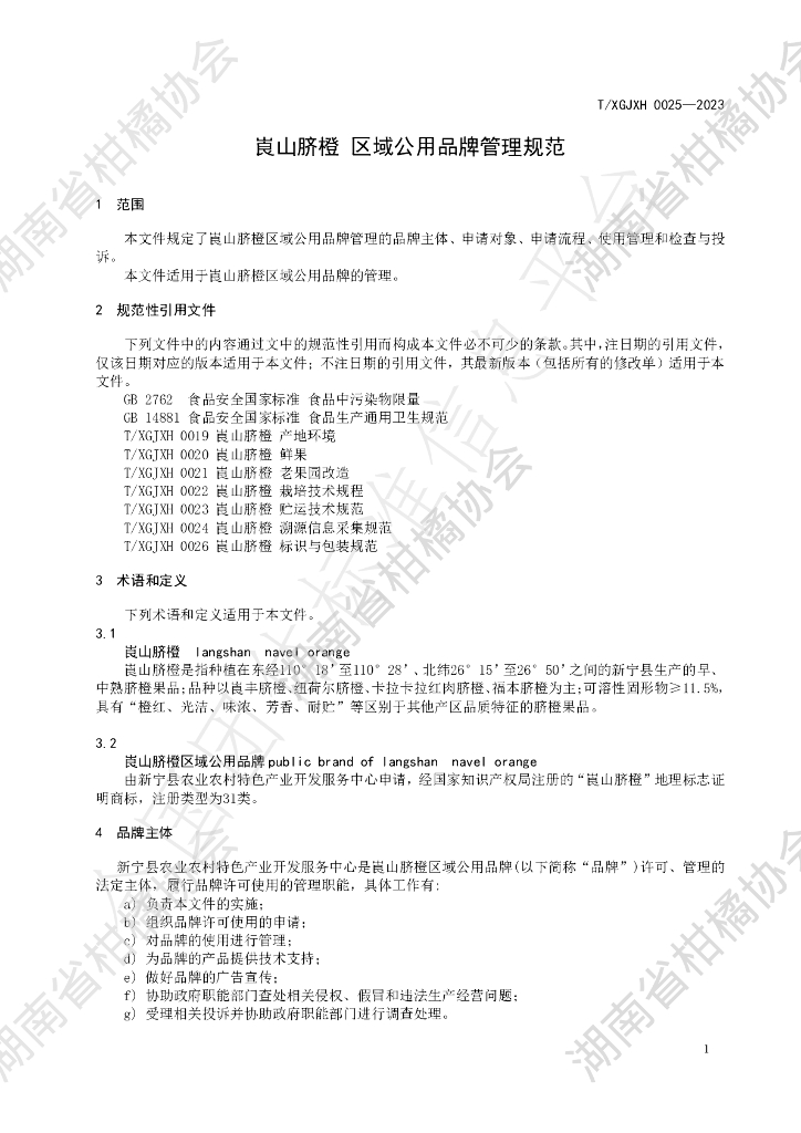 T/HNSGJXH 0025-2023 标准预览
