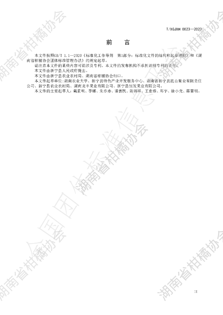 T/HNSGJXH 0023-2023 标准预览