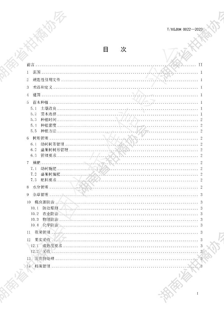T/HNSGJXH 0022-2023 标准预览