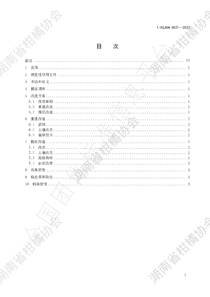 T/HNSGJXH 0021-2023 标准预览