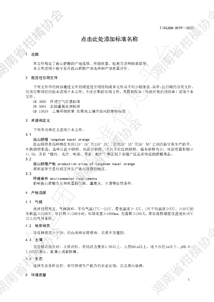 T/HNSGJXH 0019-2023 标准预览