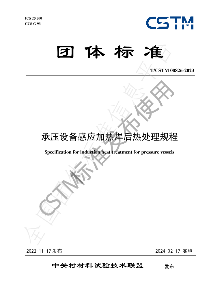 T/CSTM 00826-2023 标准预览