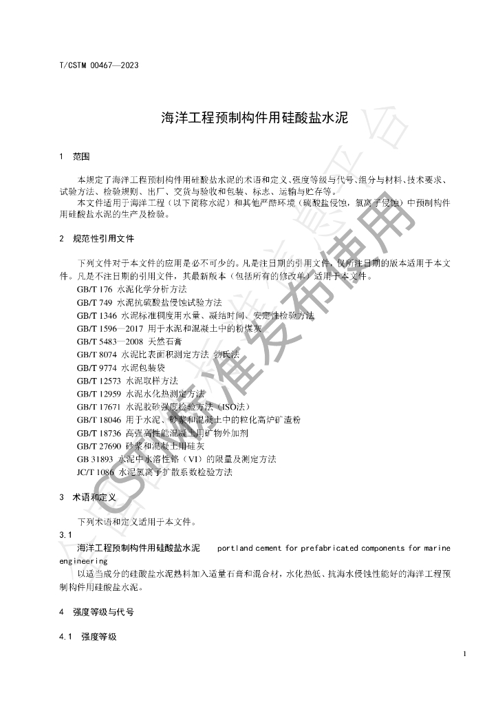 T/CSTM 00467-2023 标准预览