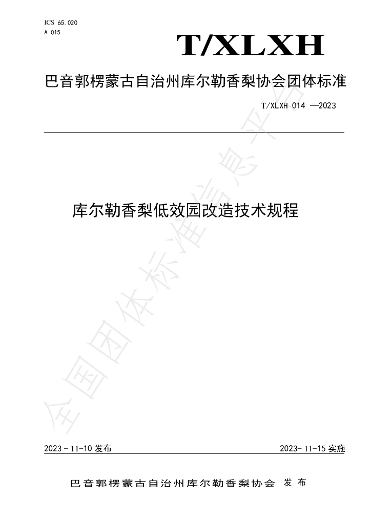 T/XLXH 014-2023 标准预览