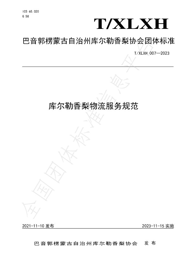 T/XLXH 007-2023 标准预览