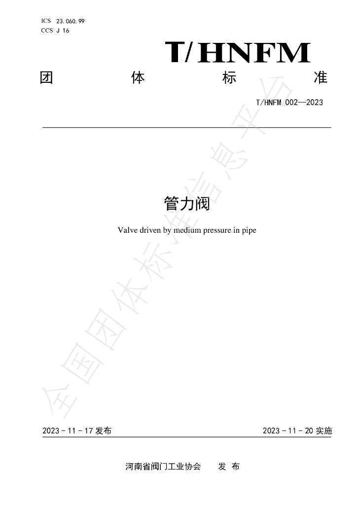 T/HNFM 002-2023 标准预览