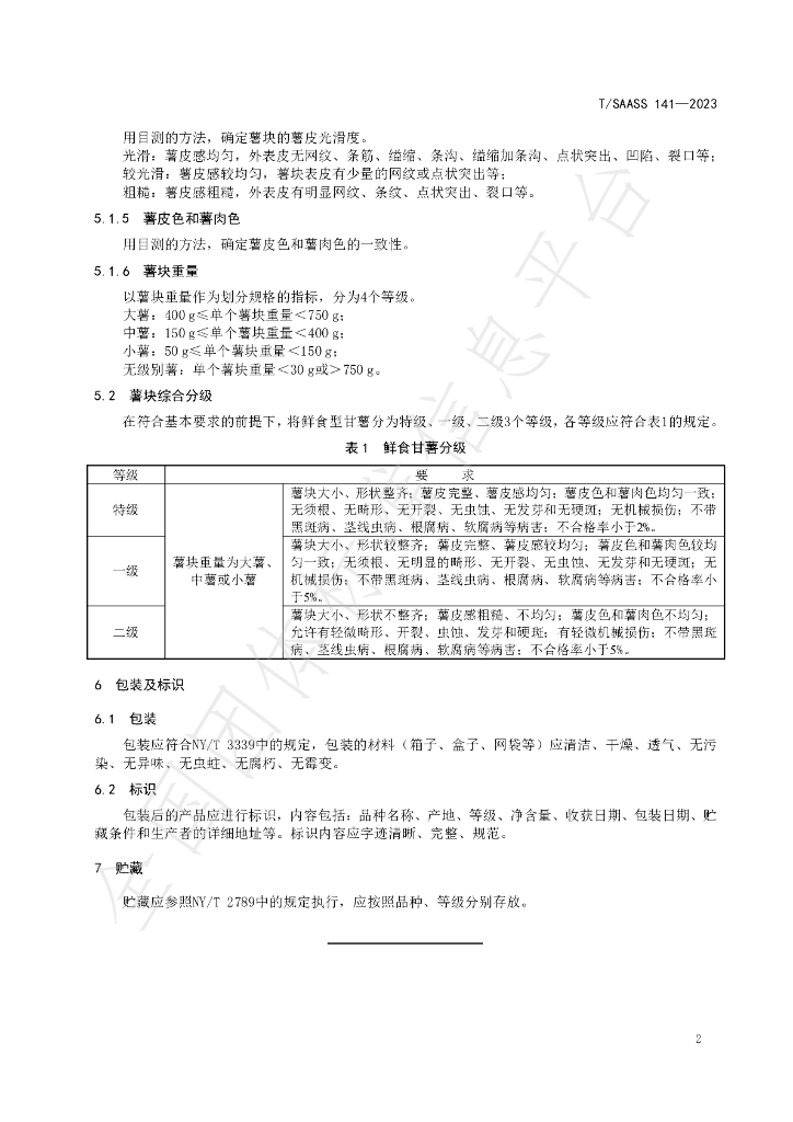 T/SAASS 141-2023 标准预览
