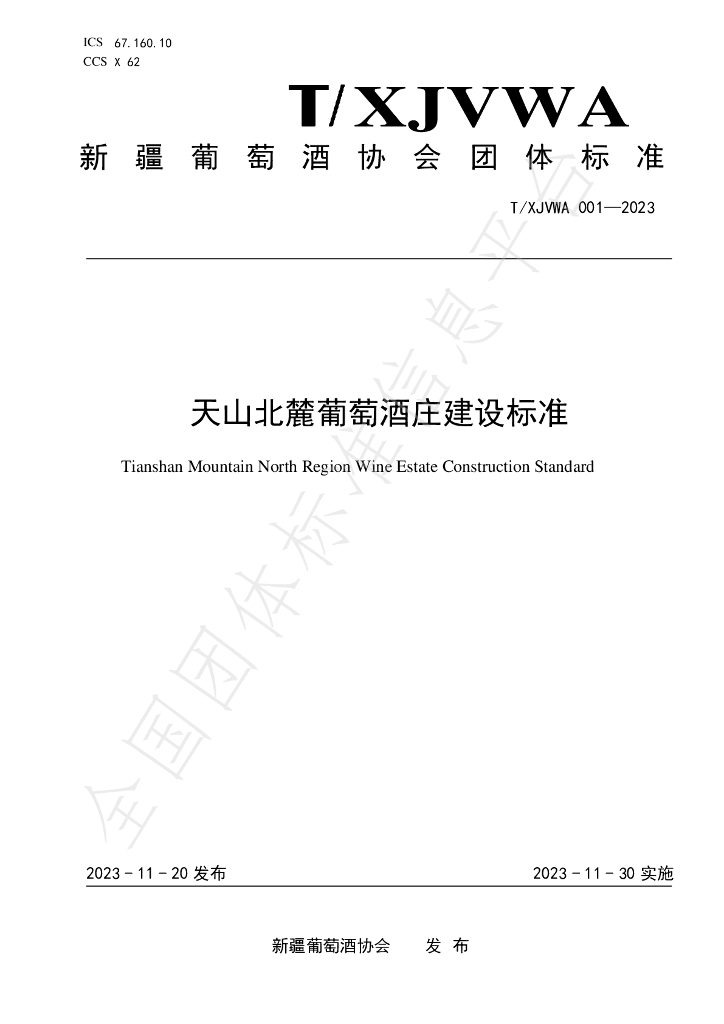T/XJVWA 001-2023 标准预览