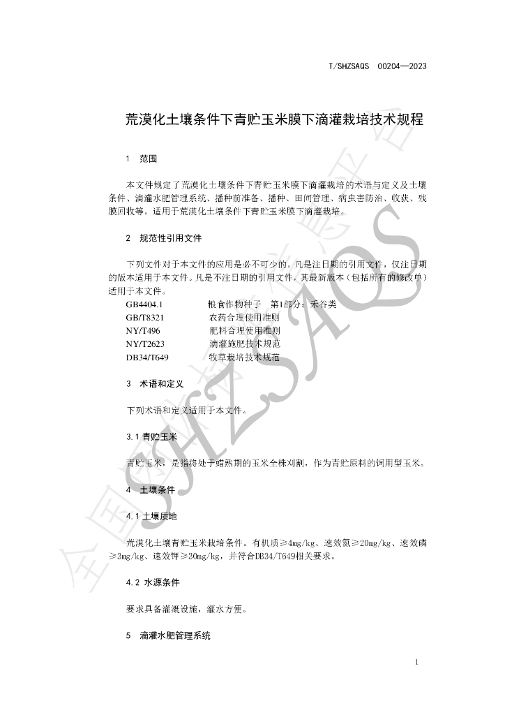 T/SHZSAQS 00204-2023 标准预览