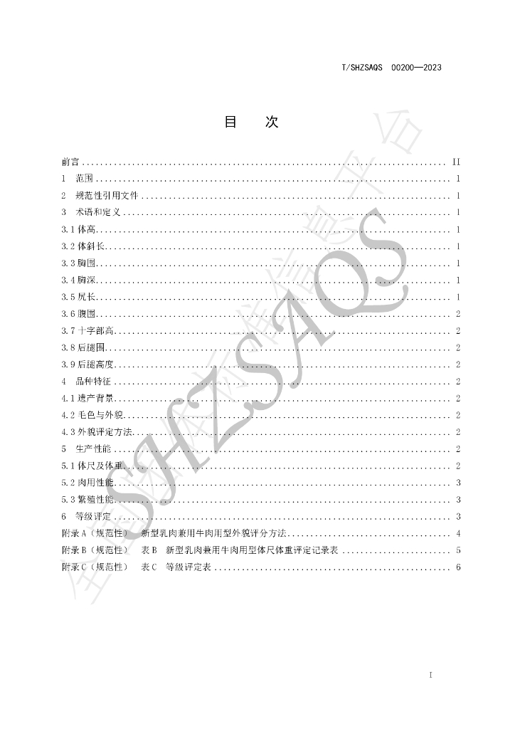 T/SHZSAQS 00200-2023 标准预览