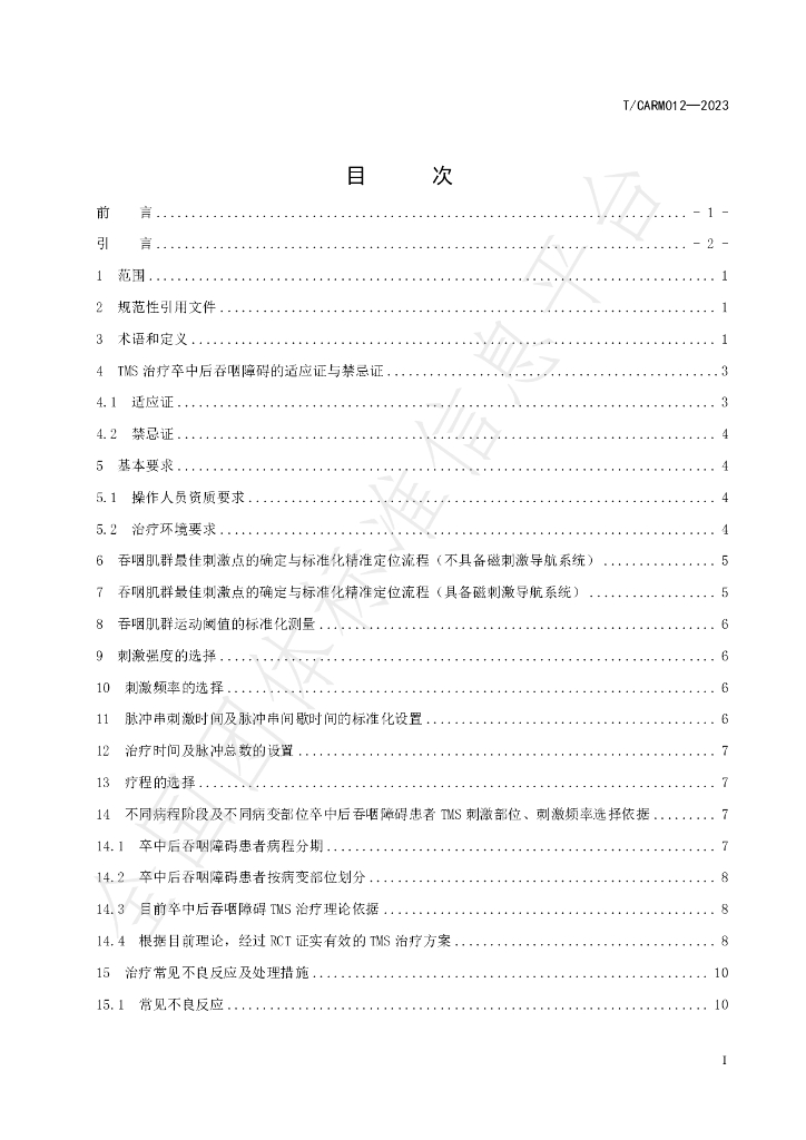 T/CARM 012-2023 标准预览