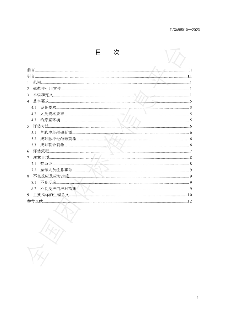 T/CARM 010-2023 标准预览