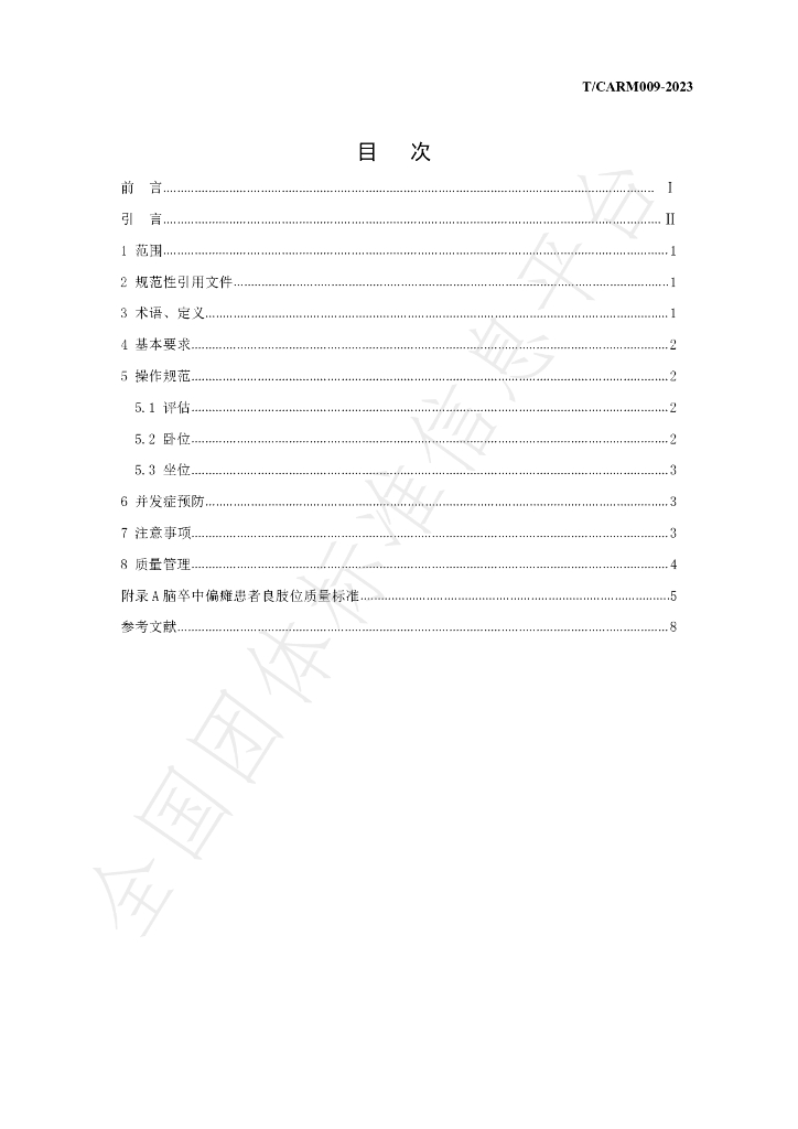 T/CARM 009-2023 标准预览