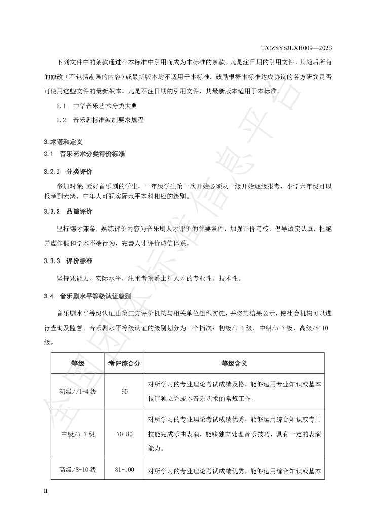T/CZSYSJLXH 009-2023 标准预览