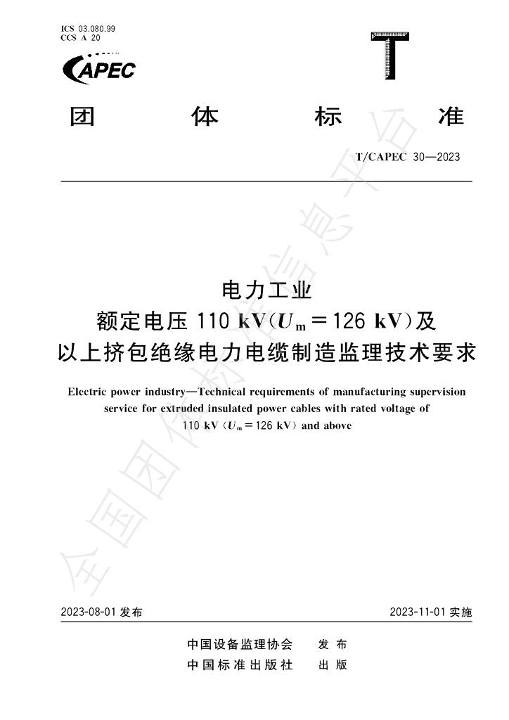 T/CAPEC 30-2023 标准预览