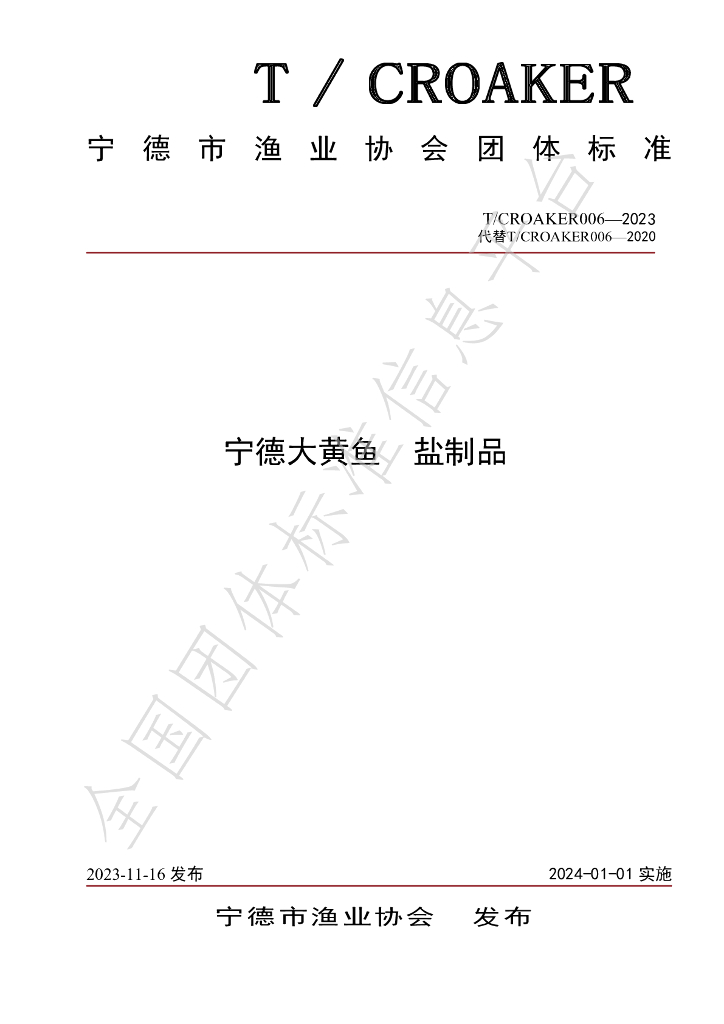 T/CROAKER 006-2023 标准预览